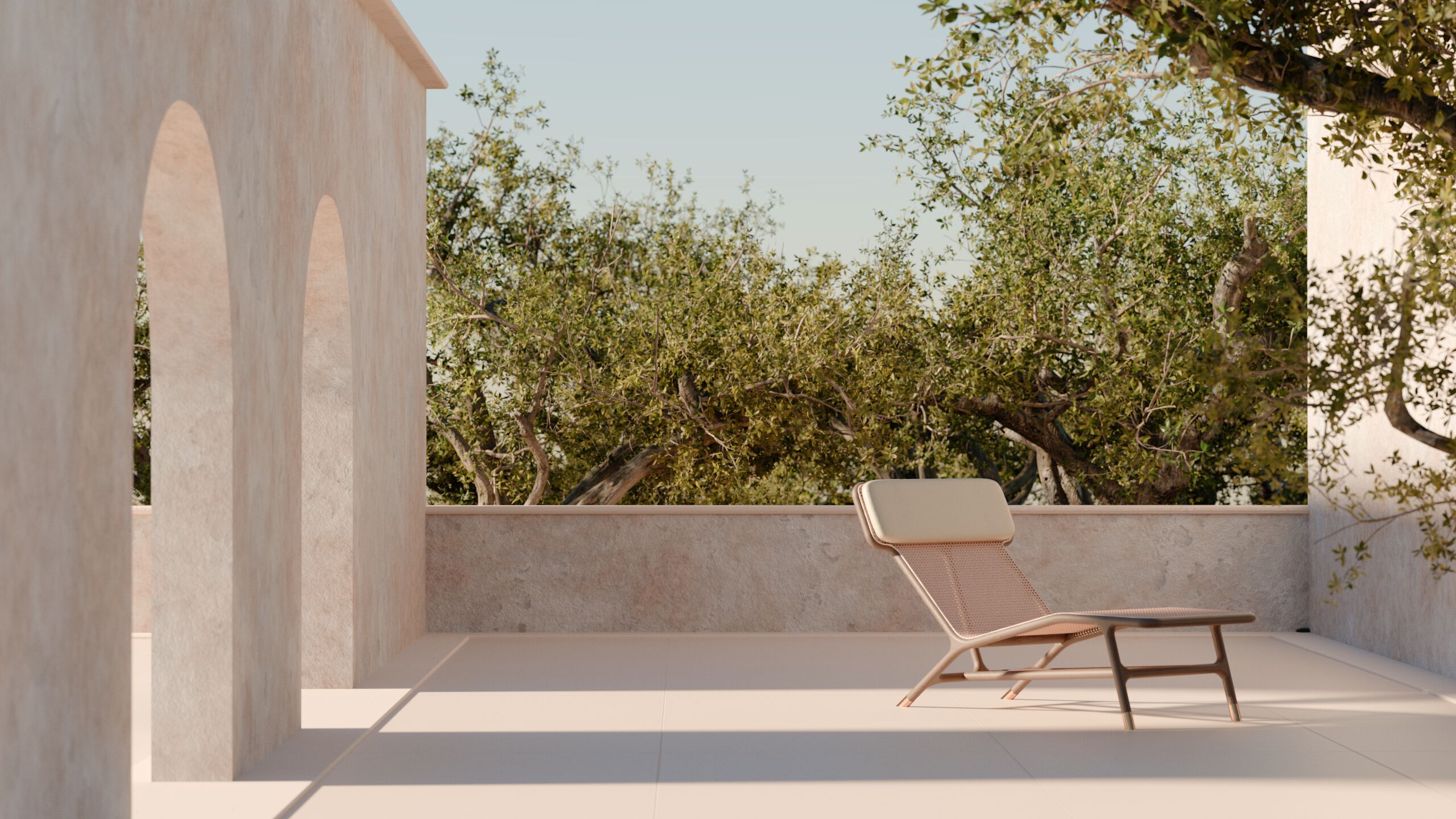 Венский соломенный шезлонг Morelato ARCH-00006762 - Вид №5