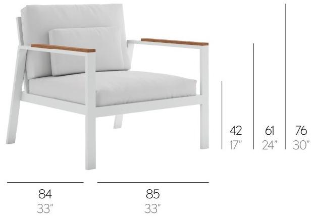 GANDIABLASCO Кресло из ткани с подлокотниками Timeless sun-id-1393750 - Вид №10
