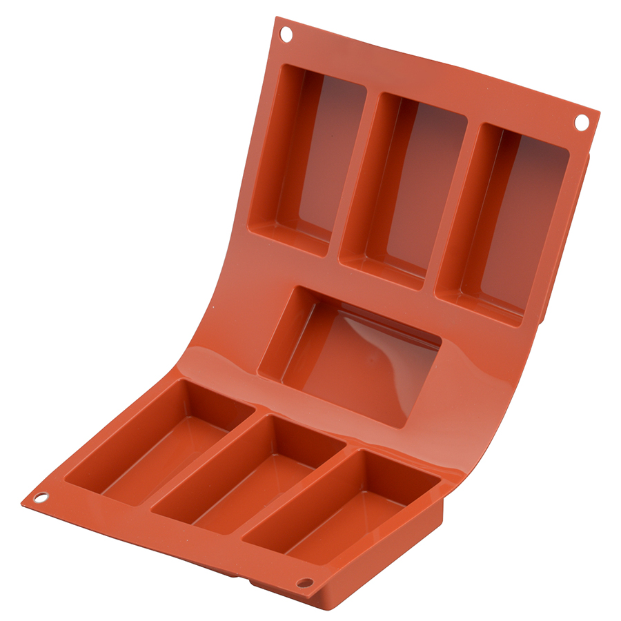 26.110.00.0065 Форма для приготовления пирожных rettangolo силиконовая Silikomart  - Вид №6