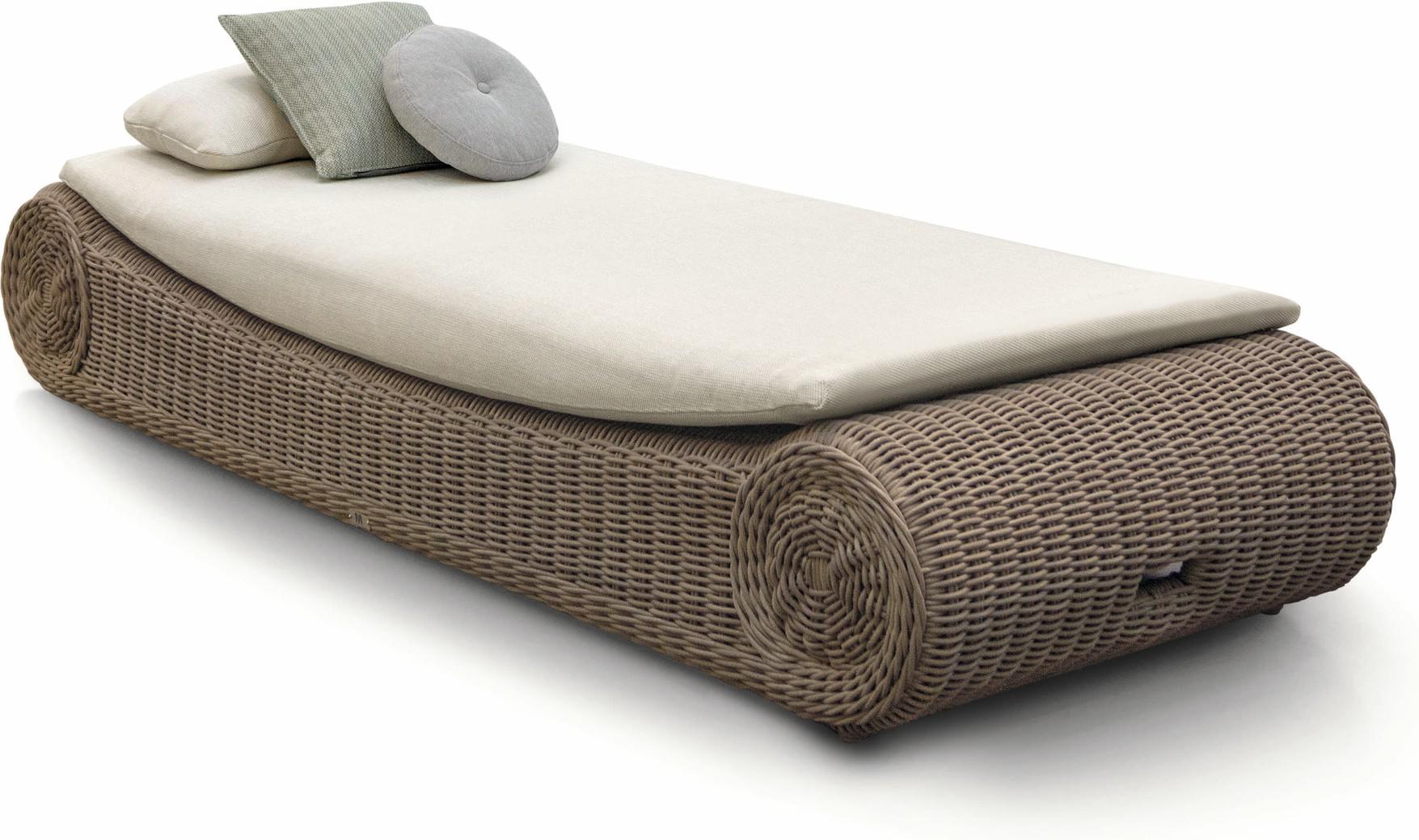 MNST123 Лежак шнур маленький 6мм старый серый Manutti River