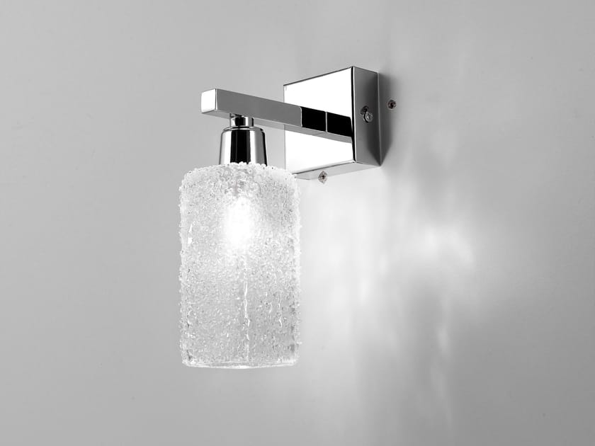 Настенный светильник из стекла и латуни Cremasco Illuminazione 7260/1AP ARCH-00094097