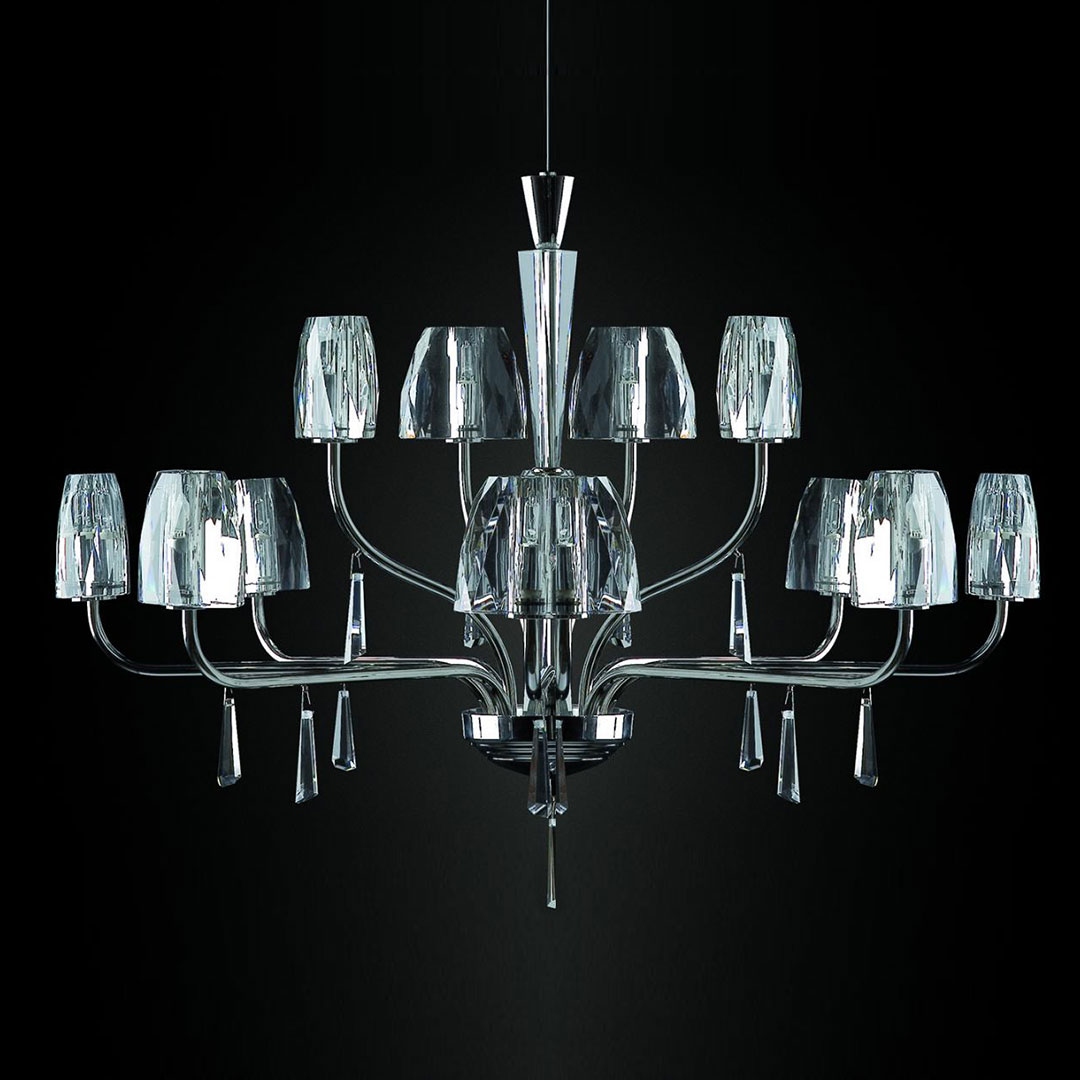 Isaac Light 704/6+3 crystal 2 TAYLOR люстра подвесная 79438 - Вид №2