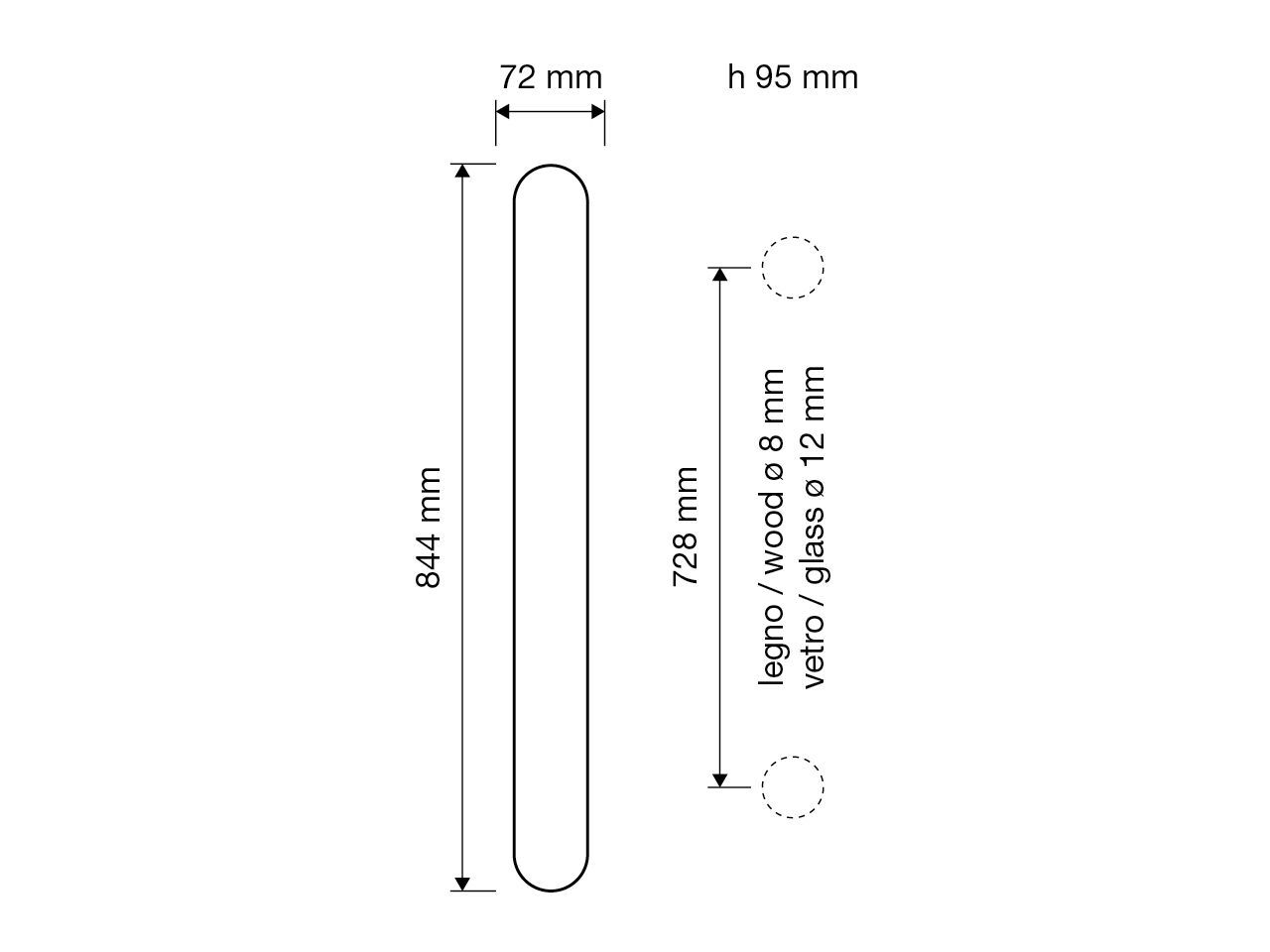 Латунная ручка с кристаллами Swarovski® LINEA CALI' Jewel ARCH-00117048 - Вид №2