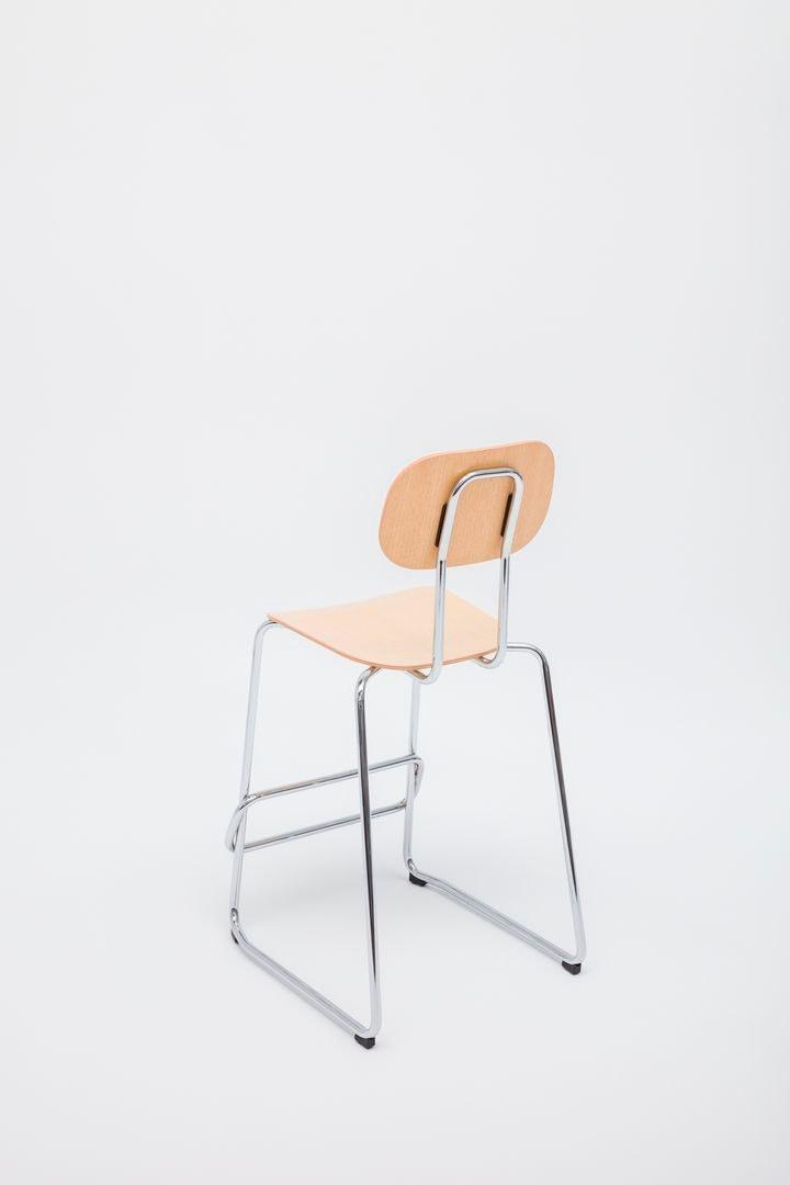 MDD Табурет из фанеры с высокими санками и подставкой для ног New school sun-id-1349977 - Вид №2