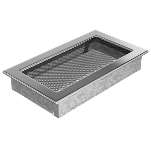 Вентиляционная решетка Kratki 17х30 (никель) 4148 - Вид №1