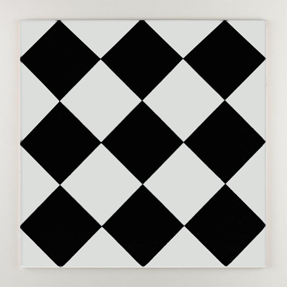 Пол / покрытие ручной работы La Riggiola черный и белый ARCH-00014196 - Вид №1