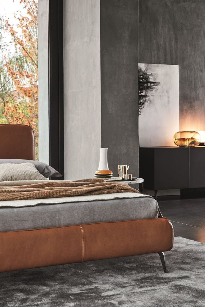 Мягкая кровать с высоким изголовьем с мягким изголовьем Ditre Italia ARIS ARCH-00022148