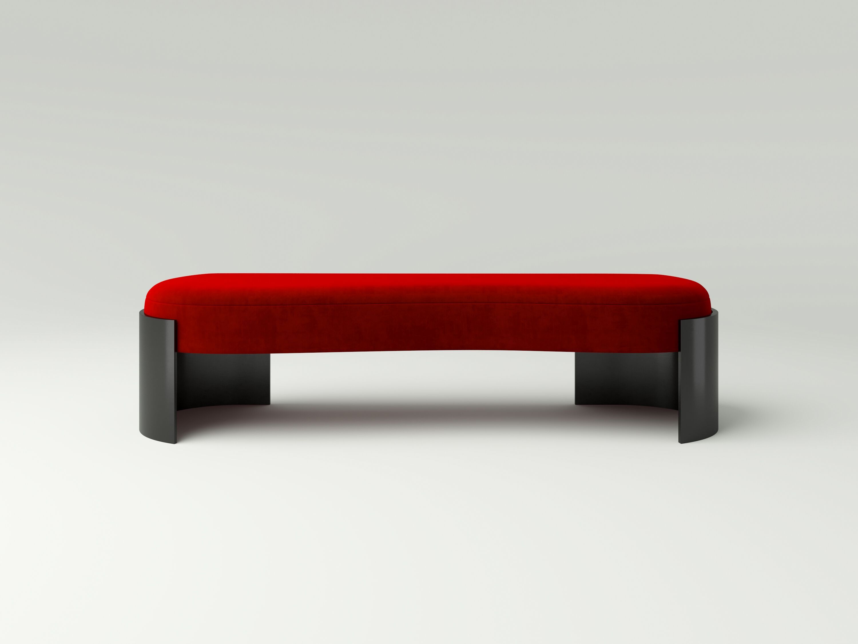 Бархатная мягкая скамейка NITZAN HOME CLEMENTINE ARCH-00088339