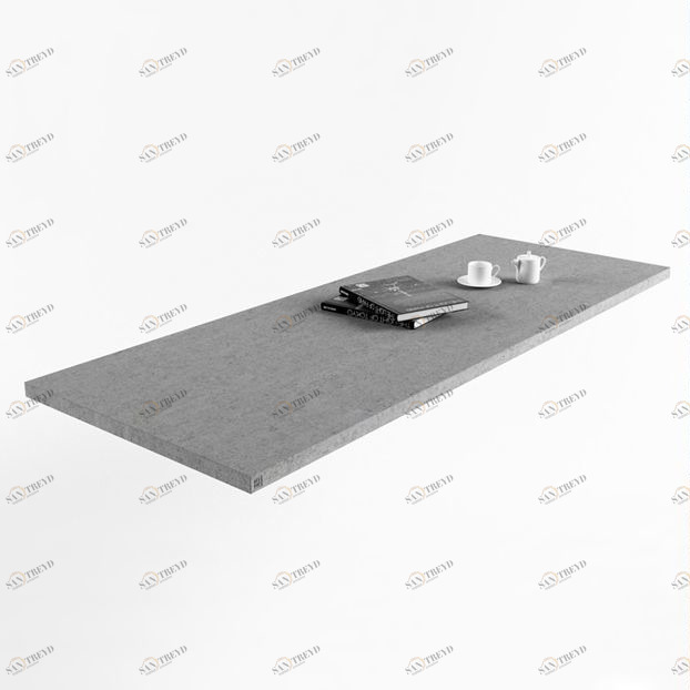 BetOn Столешница из бетона 800х1000 серая CТОЛЕШНИЦЫ И ПОДОКОННИКИ ИЗ БЕТОНА TT902В