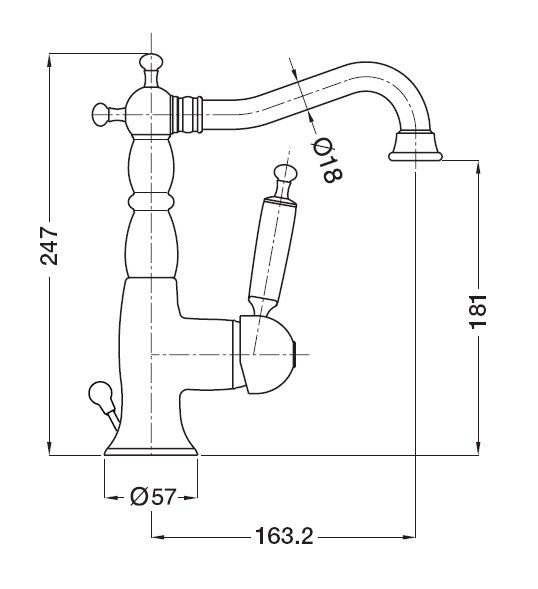 19158 Смеситель Migliore Oxford - Вид №1