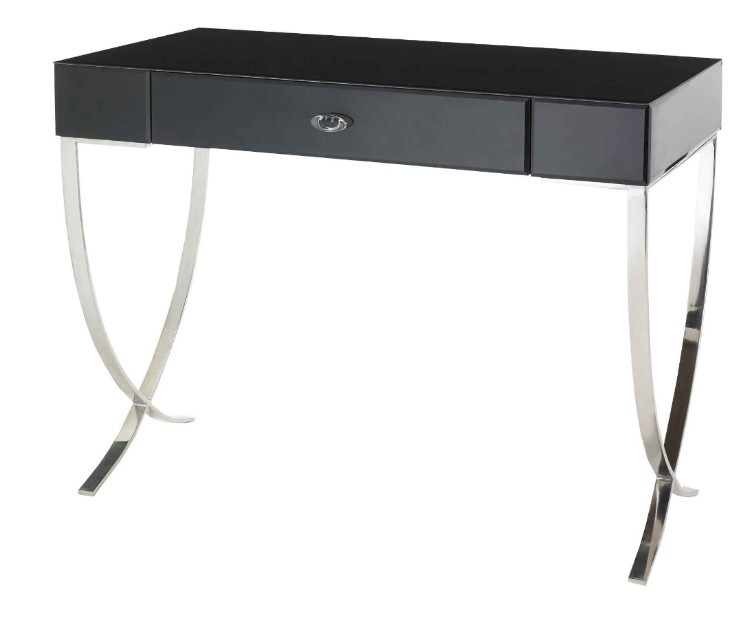 Туалетный столик с ящиком черный, хром Arlo RVASTLEY PUSHA 060996 Хром;черный  - Вид №1