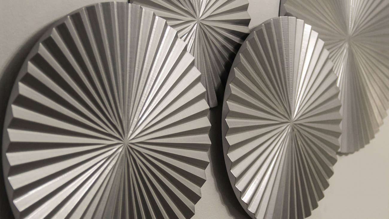 Панно декоративное настенное из дерева 120х70 см серебряное Silver-4 EVENHOME  00-3878818 Серебро  - Вид №3