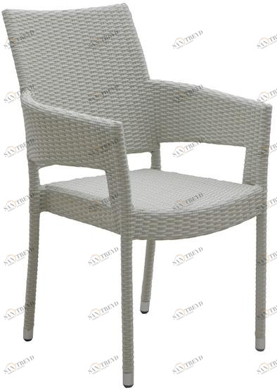 Il Giardino di Legno Штабелируемый садовый стул с подлокотниками Tonga 4303