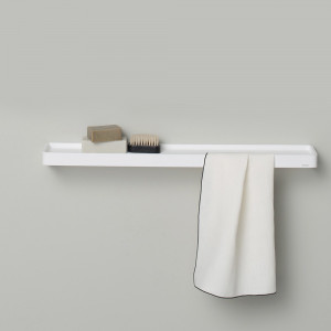 EVBR450EVER Life Design Полка и полотенцедержатель 45 см - Brunt Brunt Непрозрачный белый
