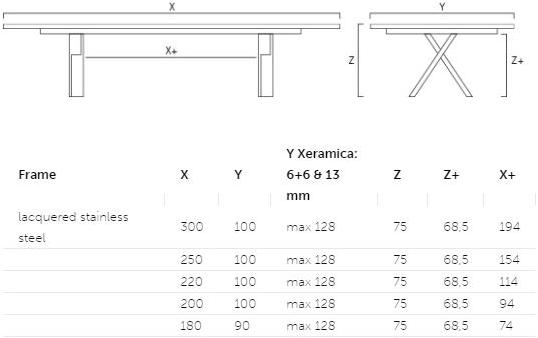 Joli Прямоугольный керамический садовый стол Cross sun-id-1368444 - Вид №3