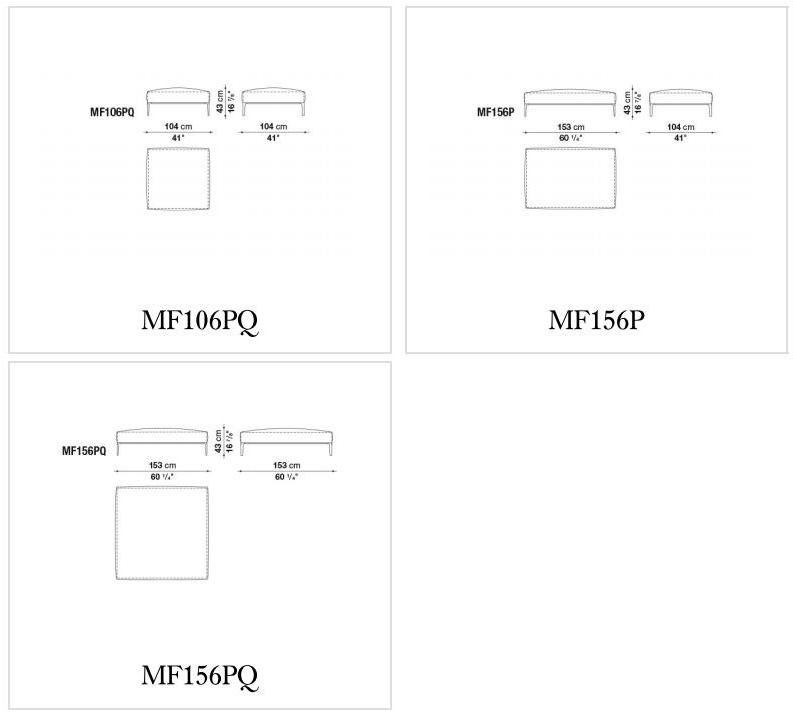 B&B Italia Модульный угловой диван из ткани Michel sun-id-1373476 - Вид №15