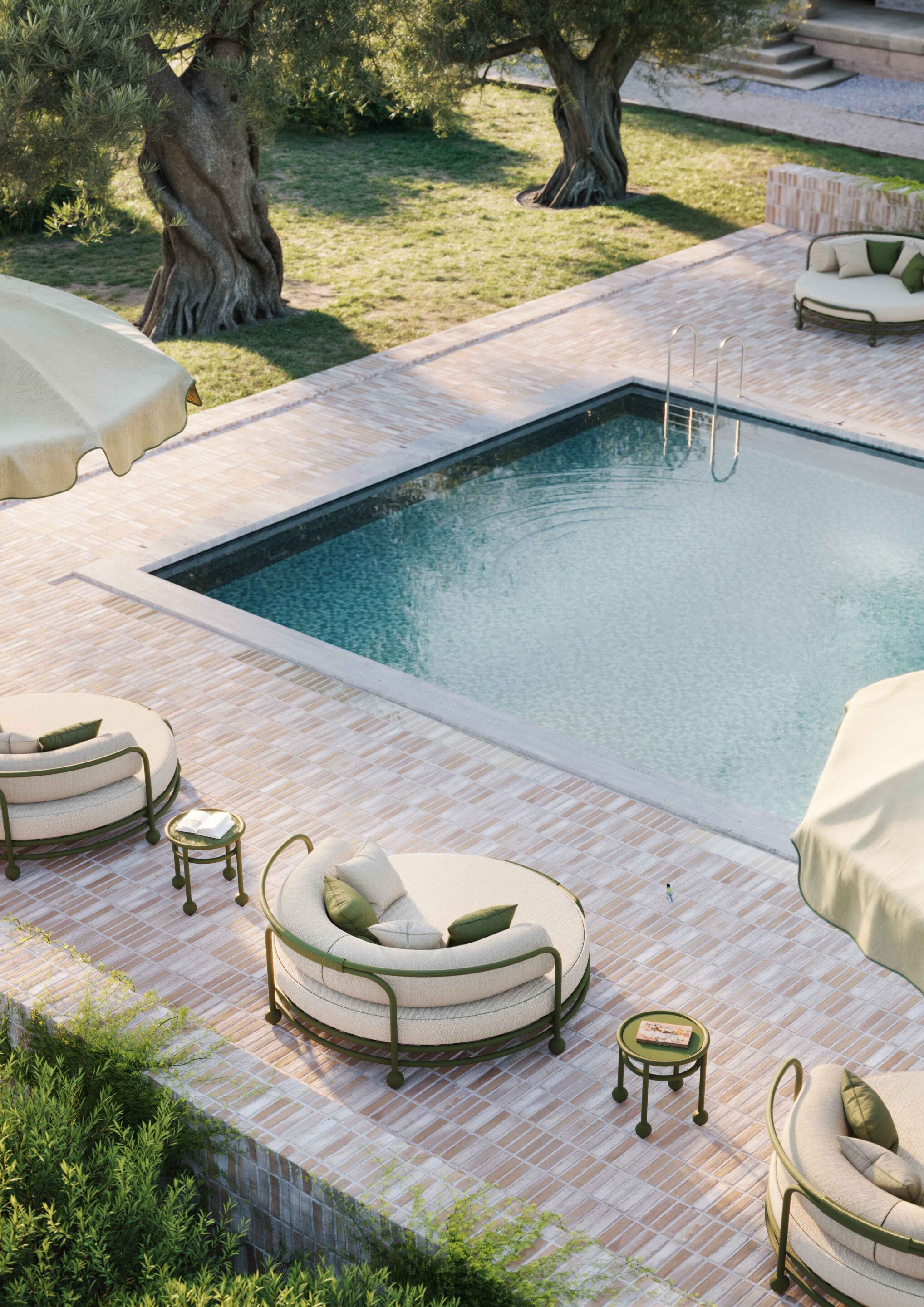 Алюминиевая круглая Садовая кровать FJAKA медленный ARCH-00083052 - Вид №4