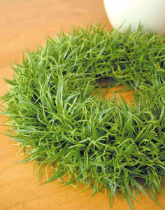 4989 810 a2 Венок из искусственной травы, синтетический материал, Ø 30 см, светло-зеленый H-andreas 