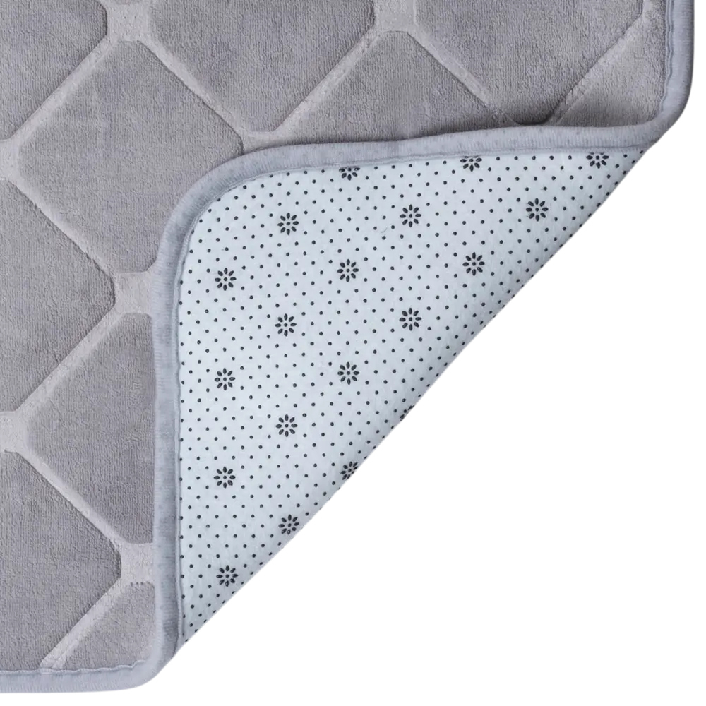 Коврик для ванной VIDAGE Ларго — уют и комфорт в серых тонах 89373801 STLM-1565153 - Вид №2