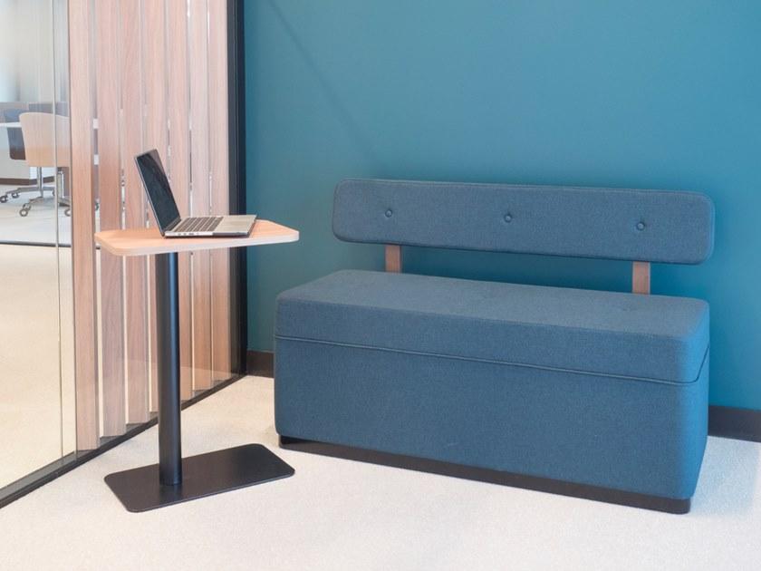 Cider Edition Скамья со спинкой, обитая тканью sun-id-1483015 - Вид №1