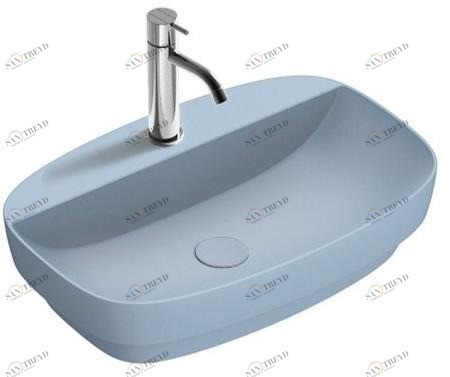 Подвесная раковина настенная овальная CERAMICA CATALANO Colori белая sun-id-1443359