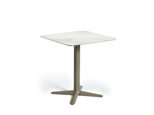 Квадратный стол из керамогранита