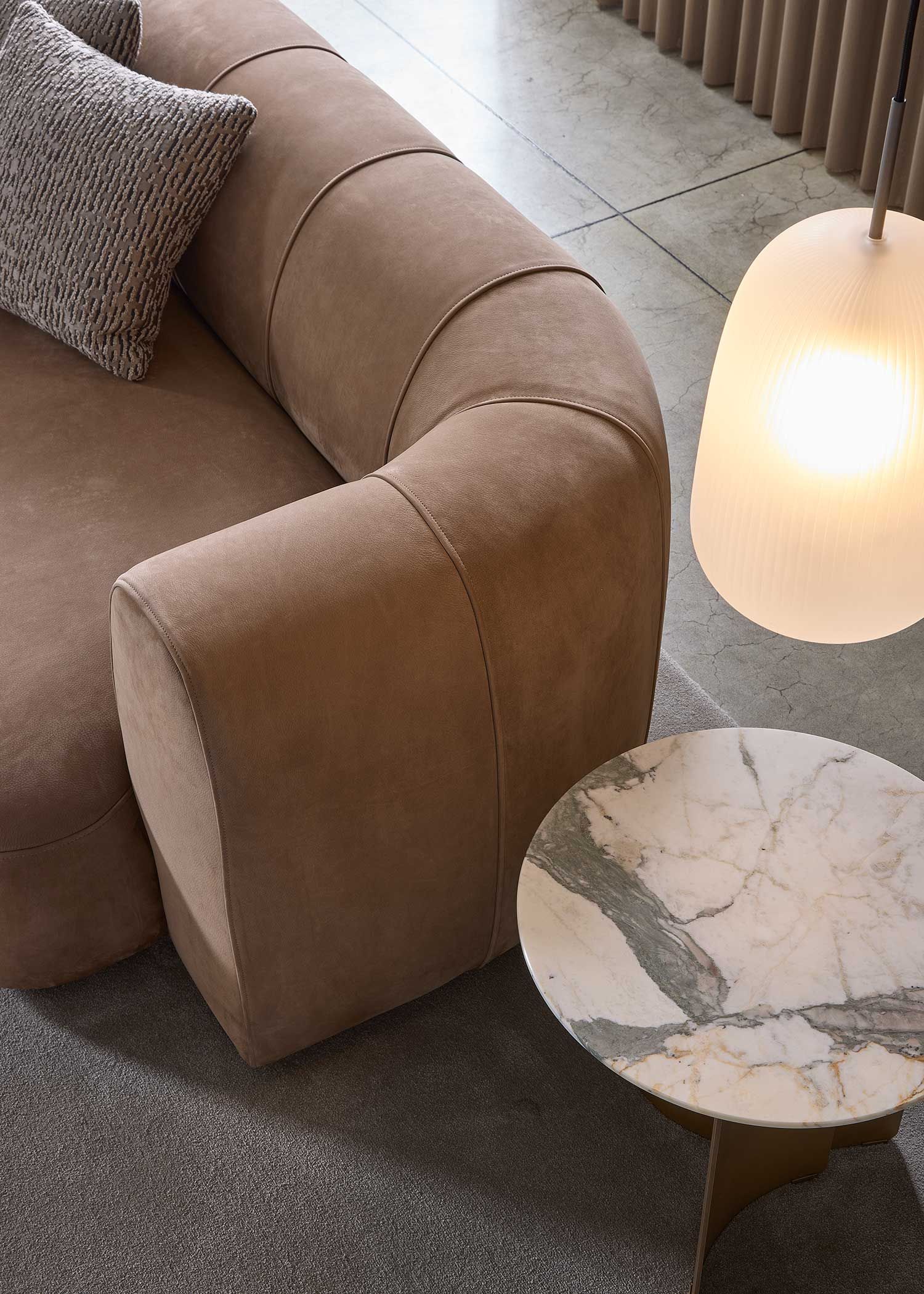 3-местный кожаный диван Marelli Milo ARCH-00056937 - Вид №4