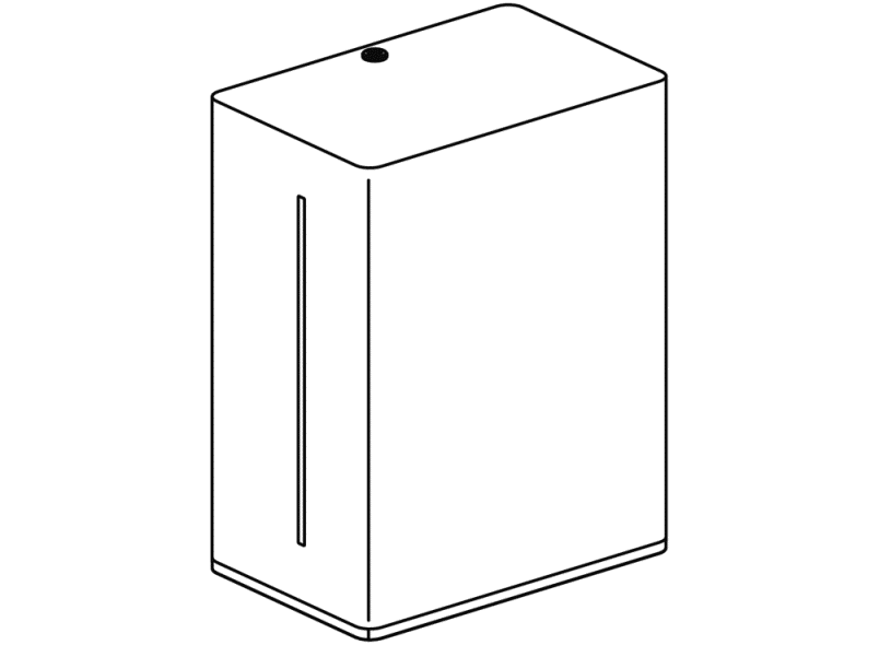 950.06.556 Сенсорный электронный диспенсер для бумажных рулонов HEWI Universalprodukte  - Вид №4