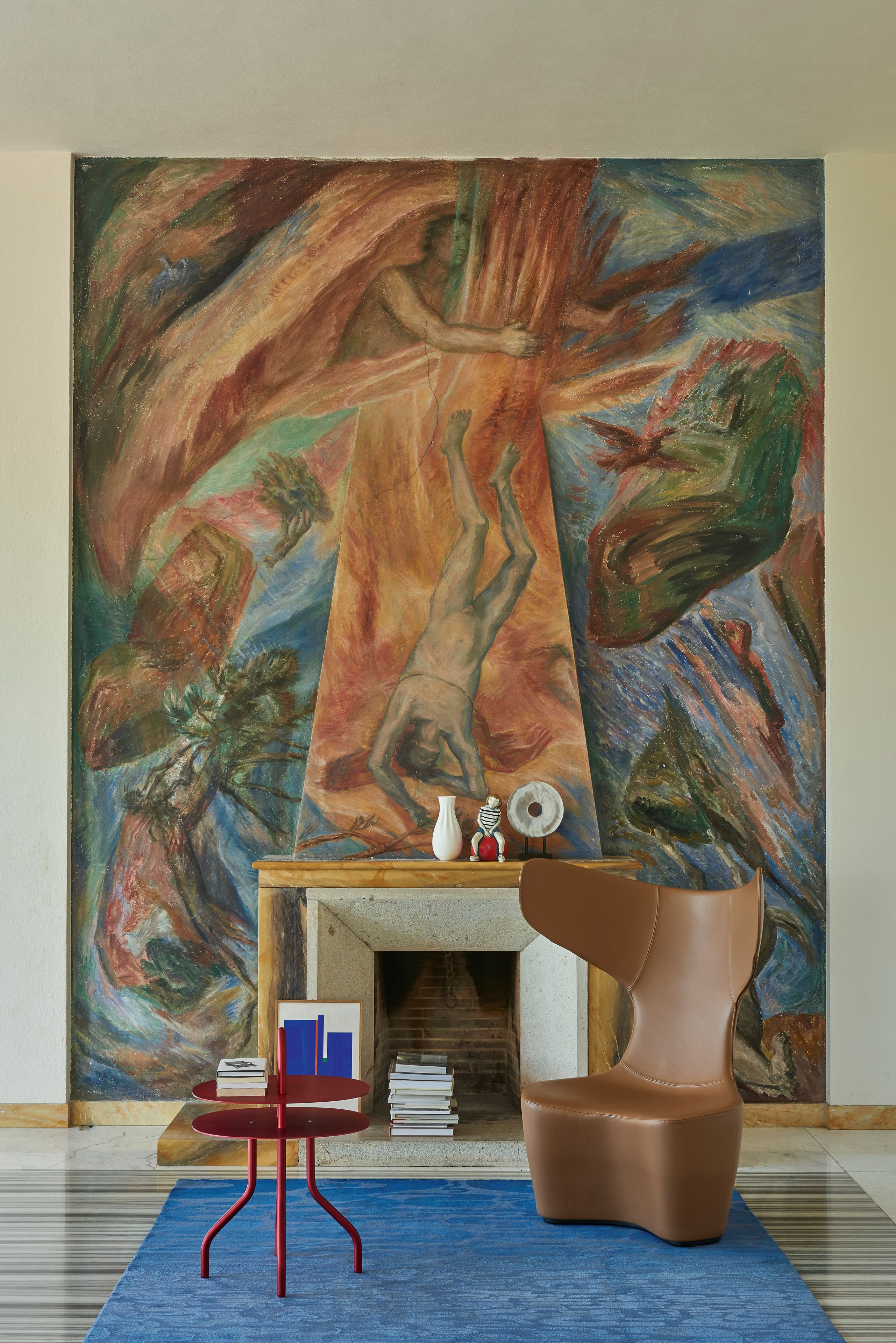 Тканевое кресло с высокой спинкой CAPPELLINI Drum ARCH-00039300 - Вид №5