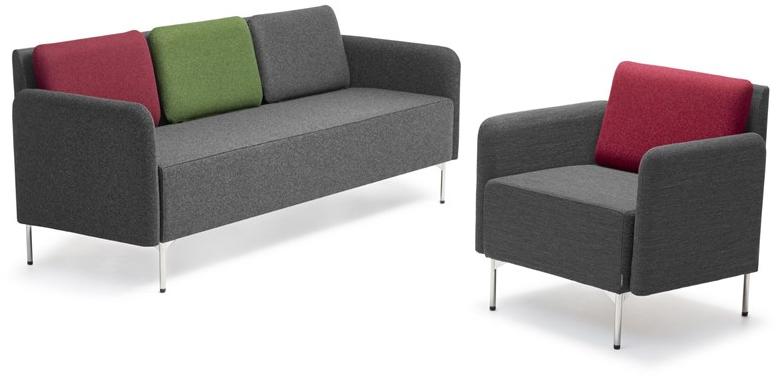 Кресло из ткани с подлокотниками Playback Santreyd sun-id-1431560 - Вид №2