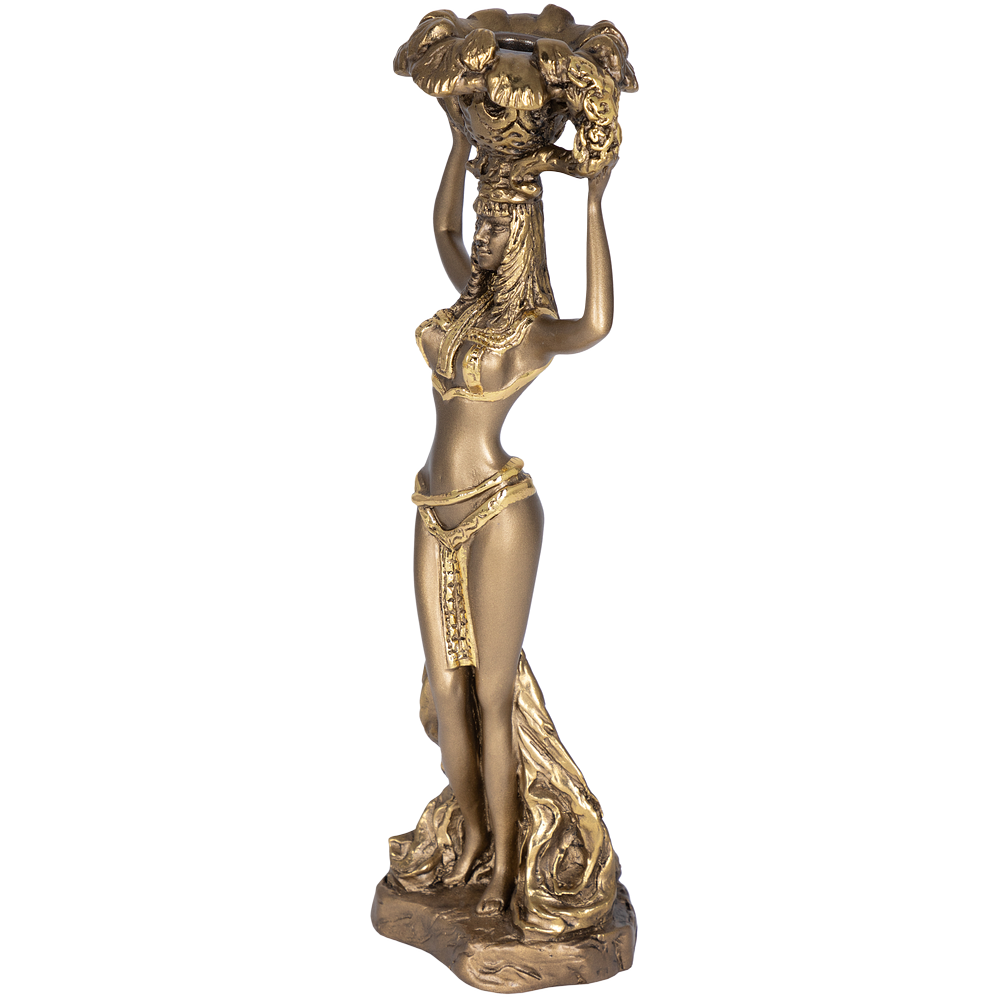 22157 Подсвечник Цветок Египта Бронза BOGACHO 4627138201923 - Вид №2