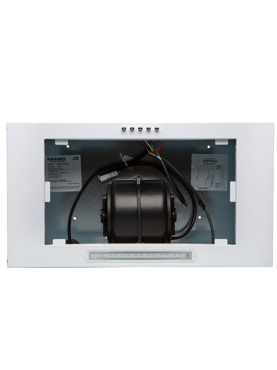 Вытяжка встраиваемая Impact 60 White  NAVAKO 17038 - Вид №4