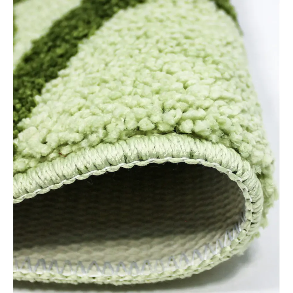 Коврик для туалета Mr Penguin Узоры, 40х50 см, микрофибра, цвет зелёный STLM-2210574 - Вид №3