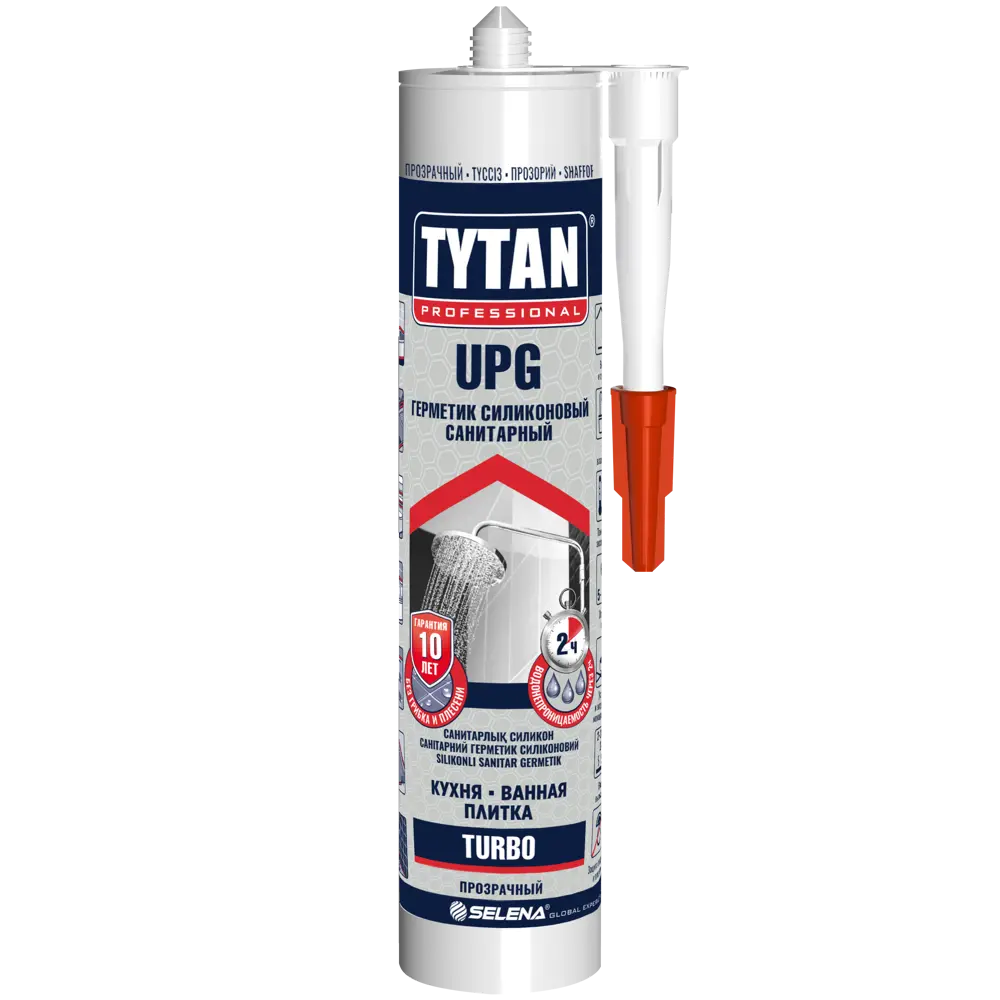 Герметик силиконовый Tytan Upg Turbo прозрачный 280 мл 86796018 STLM-2195194 
