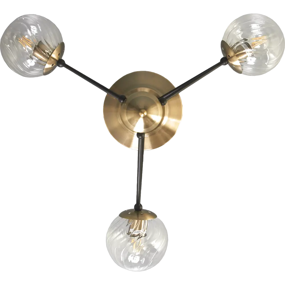 Люстра «Galaxy» 596/3PL 3хЕ27х60 Вт цвет античная бронза Escada STLM-2006261 - Вид №1