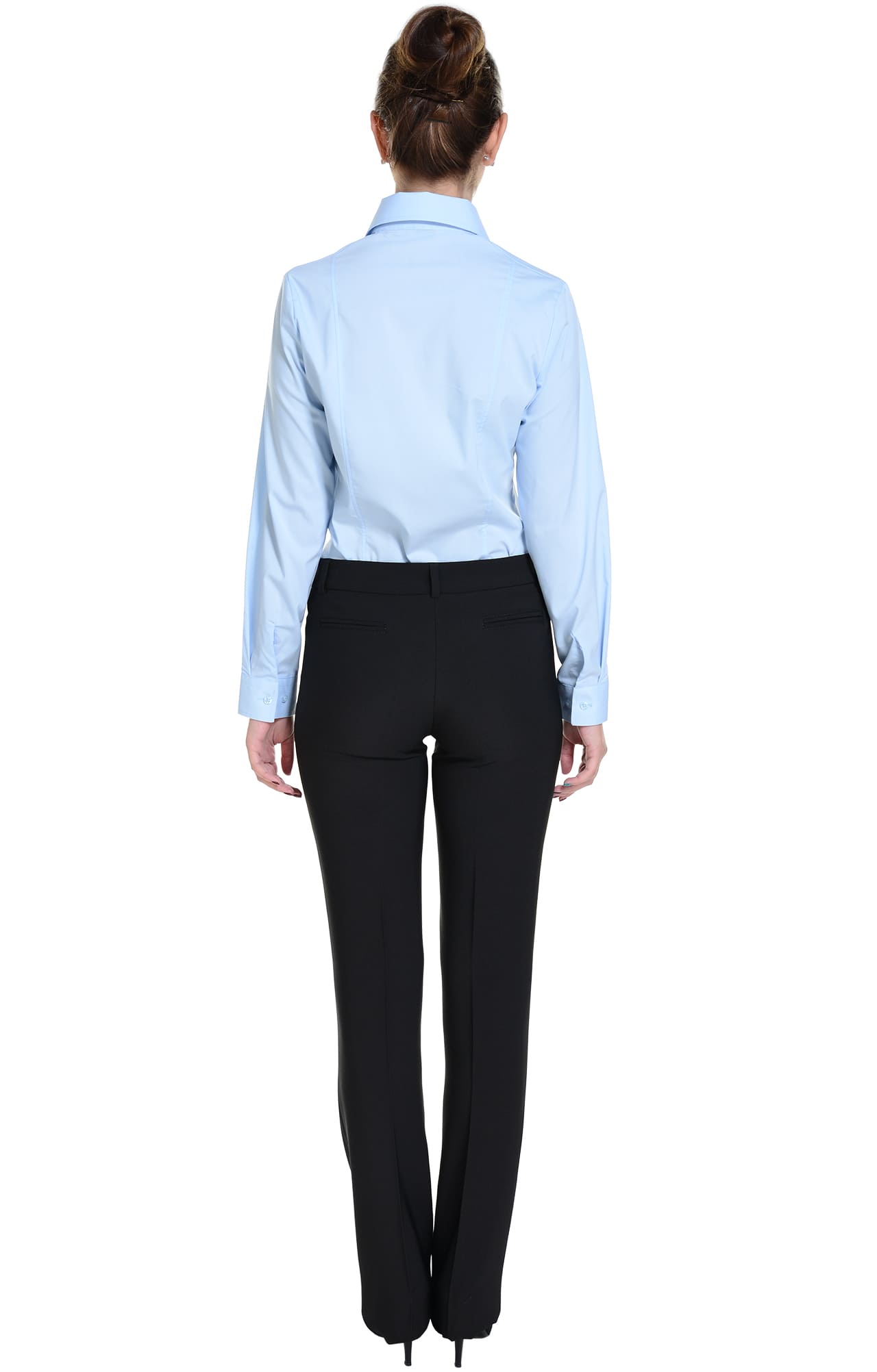 62507 Рубашка женская  sky blue El-Risto  Корпоративная одежда  размер 48 (XL)  - Вид №6