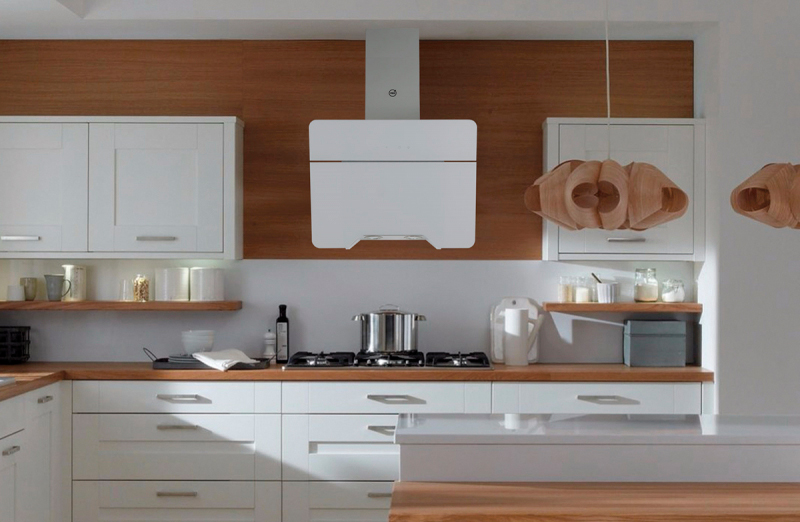 8130124 Вытяжка наклонная MBS FELICIA 160 GLASS белый/белый STDN-0051620 - Вид №7