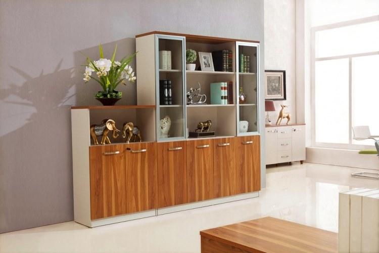 Arrediorg.it® Открытый отдельно стоящий деревянный книжный шкаф Evolutio C108  - Вид №2