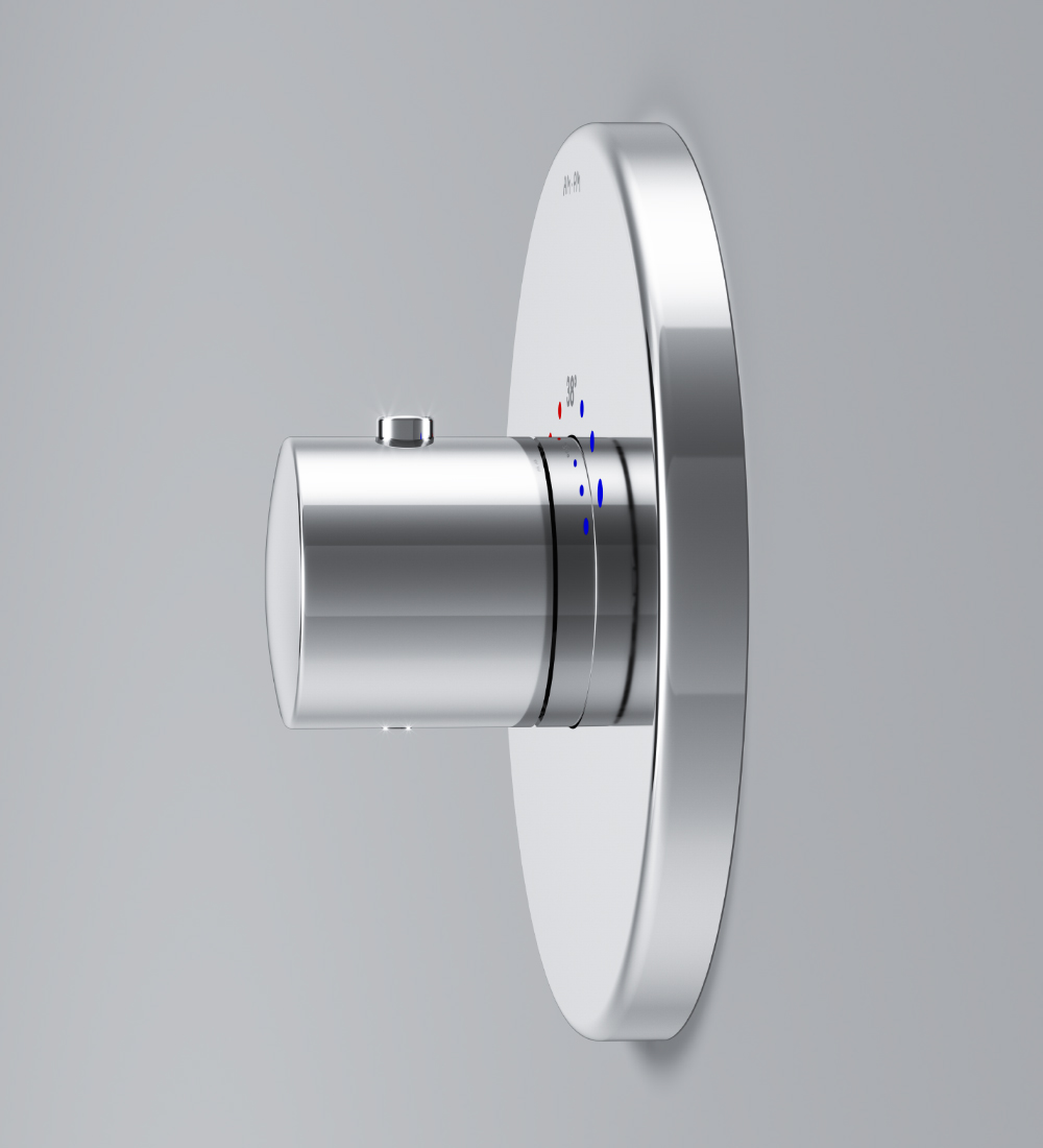 F8075500 термостат монтируемый в стену шт AM.PM Like - Вид №3