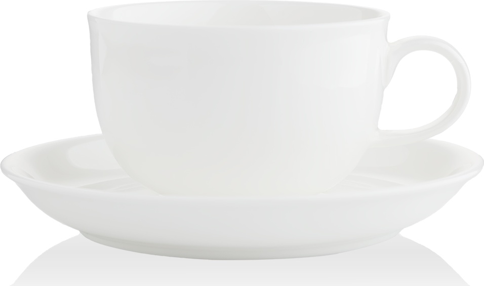 10624408 Mix&Match Чашка чайная с блюдцем Mix&Match Элемент 250мл, фарфор Фарфор костяной 