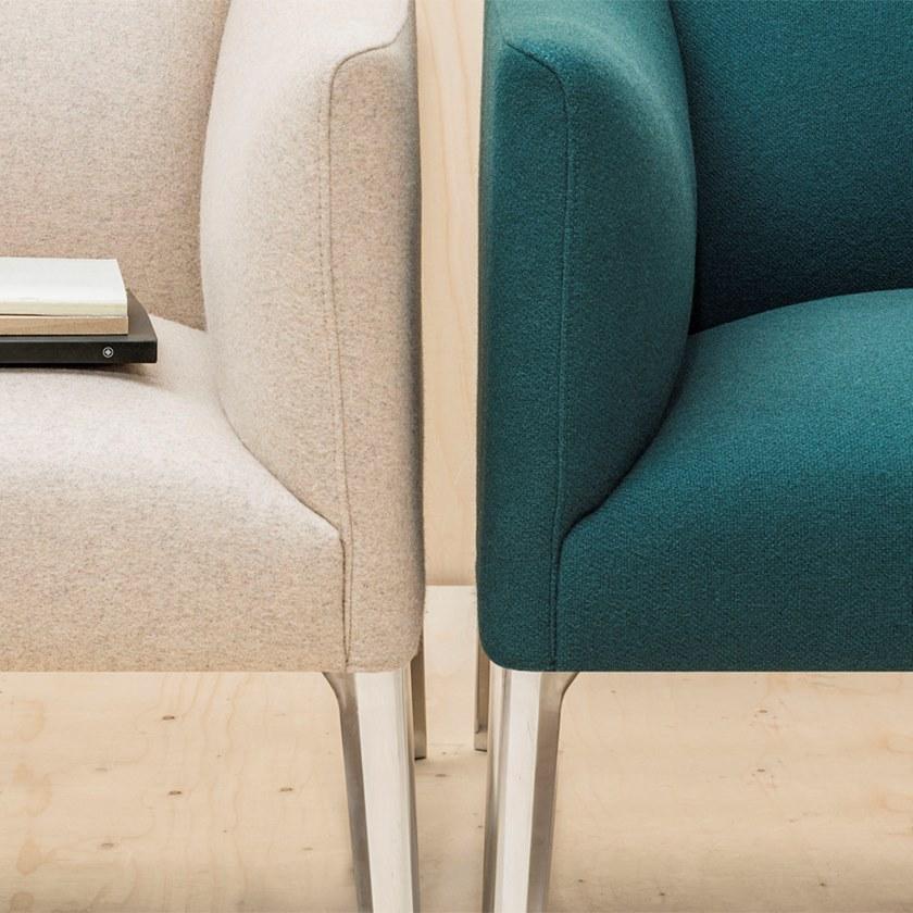 Andreu World Мягкое кресло с подлокотниками Couvé Bu1264 - Вид №5