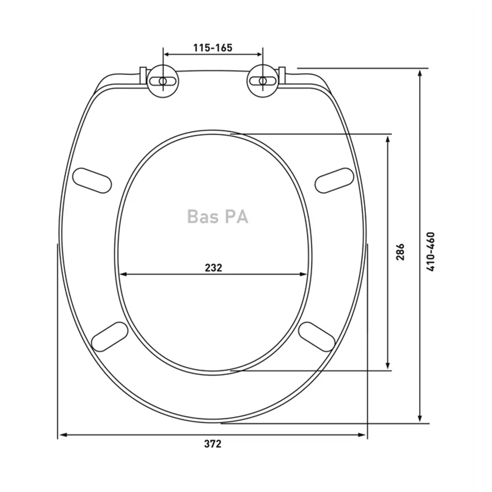 Сиденье для унитаза Bas PA 89349557 STLM-2165630 Santreyd - Вид №9