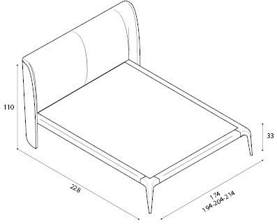 Chaarme Letti Кровать с мягким изголовьем sun-id-1366477 - Вид №4