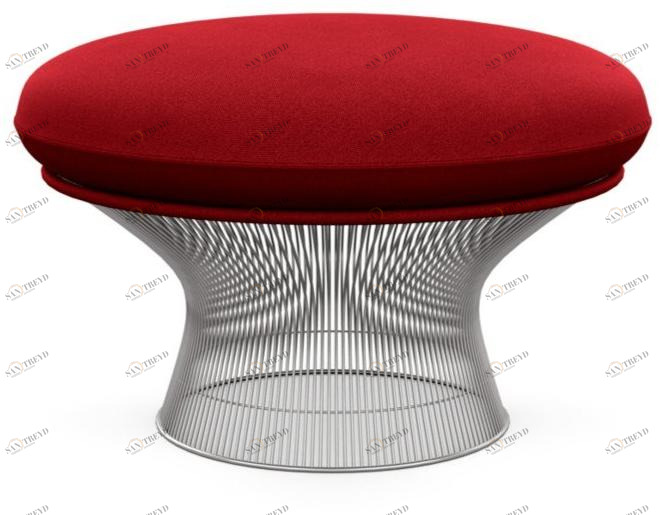 KNOLL Мягкая подножка из стали и ткани Platner sun-id-1414043