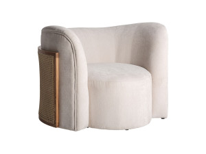 Тканевое кресло с подлокотниками