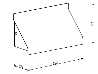 Наружные настенные светильники из алюминия и стекла Nordlux TADAS ARCH-00090283 - Вид №2