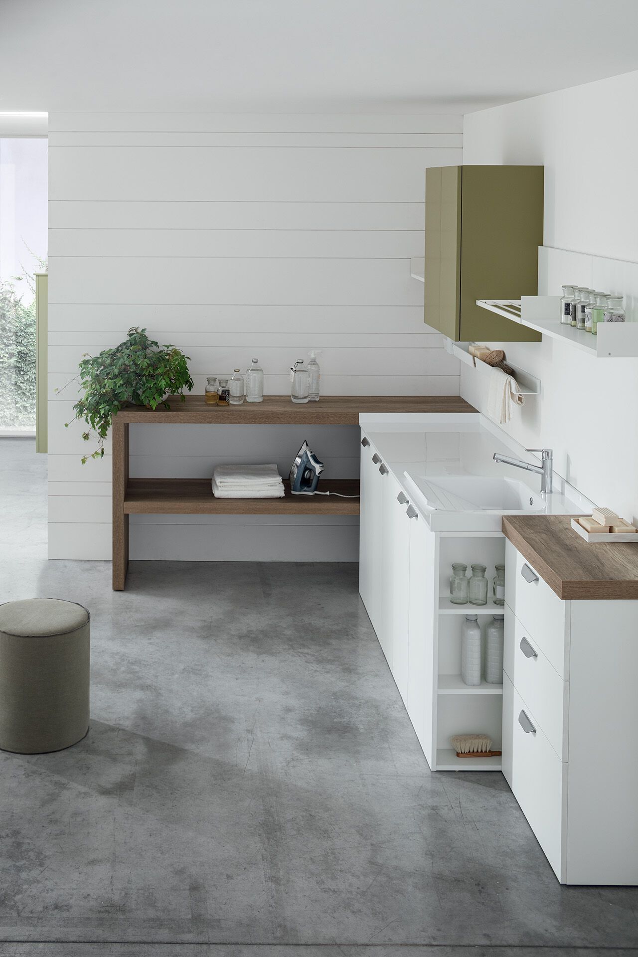 Деревянный шкаф для белья ARCOM I_WASH ARCH-00090563 - Вид №1