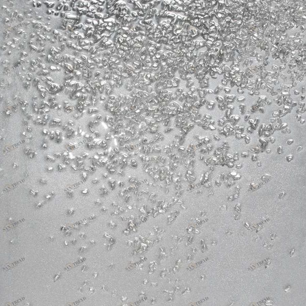 Арт-панель на холсте Alex Turco Abstract Quartz Silver Cascade QUARTZSILVERCASCADE