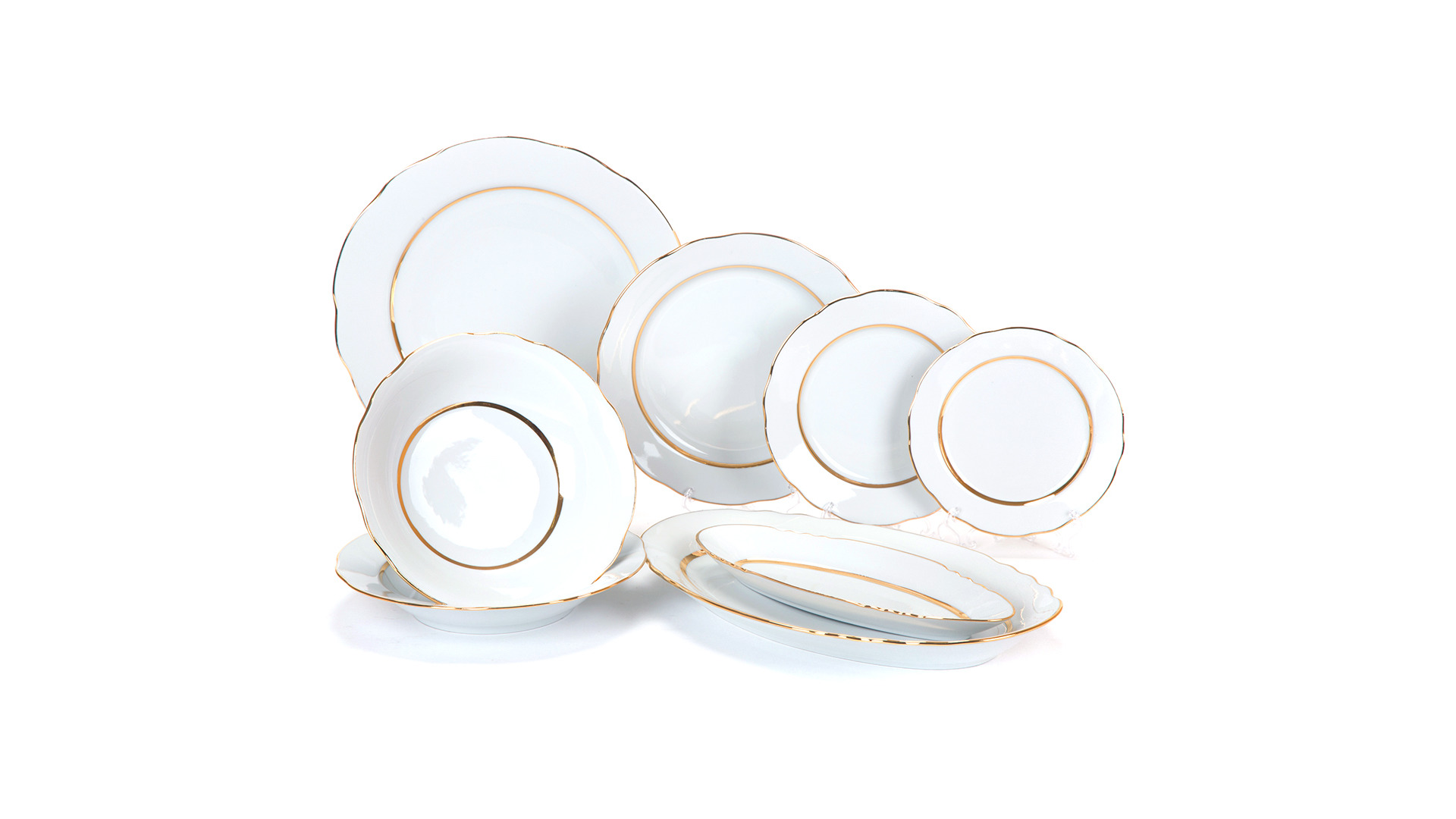 10643348 Дулевский фарфор Сервиз столовый 6/29 "Аппетитный" "Монреаль" (фарфор) Фарфор  - Вид №2