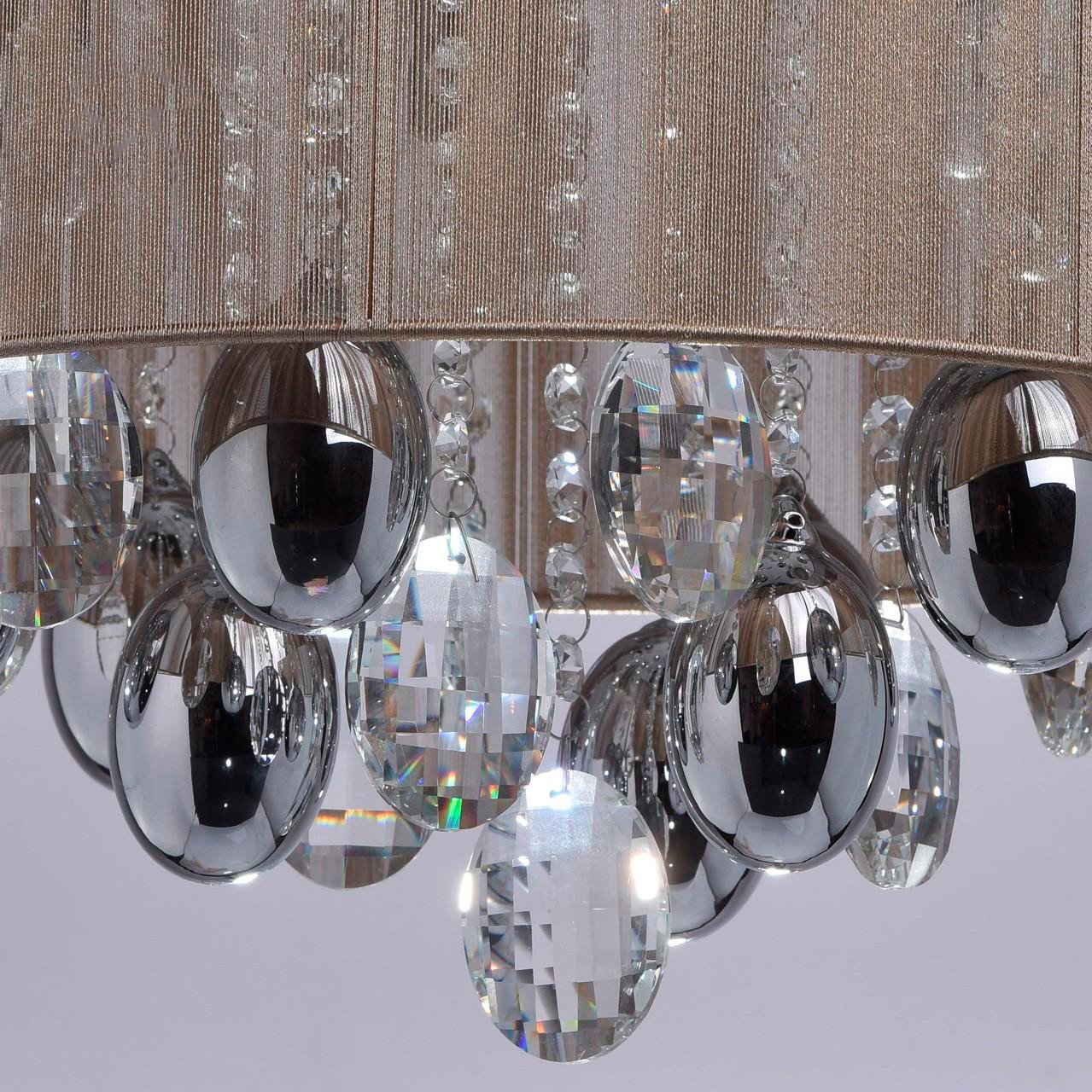 Потолочная люстра MW-Light Жаклин 465011305 MW-LIGHT ДИЗАЙНЕРСКИЕ, ЖАКЛИН 182292 Бежевый  - Вид №1